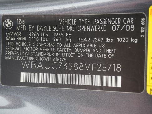 Used 2008 BMW 135i Coupe RWD image 29