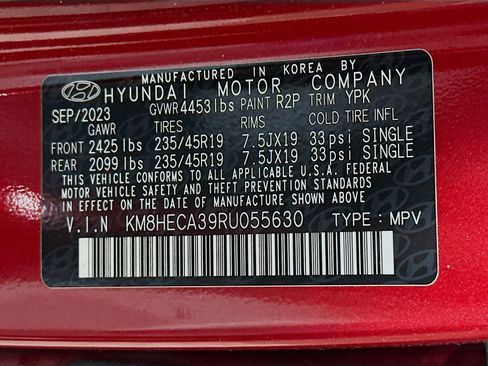 Certified 2024 Hyundai Kona Limited image 33