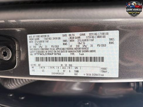 Used 2024 Ford F150 XLT w/ Equipment Group 302A MID AWD/4WD image 29