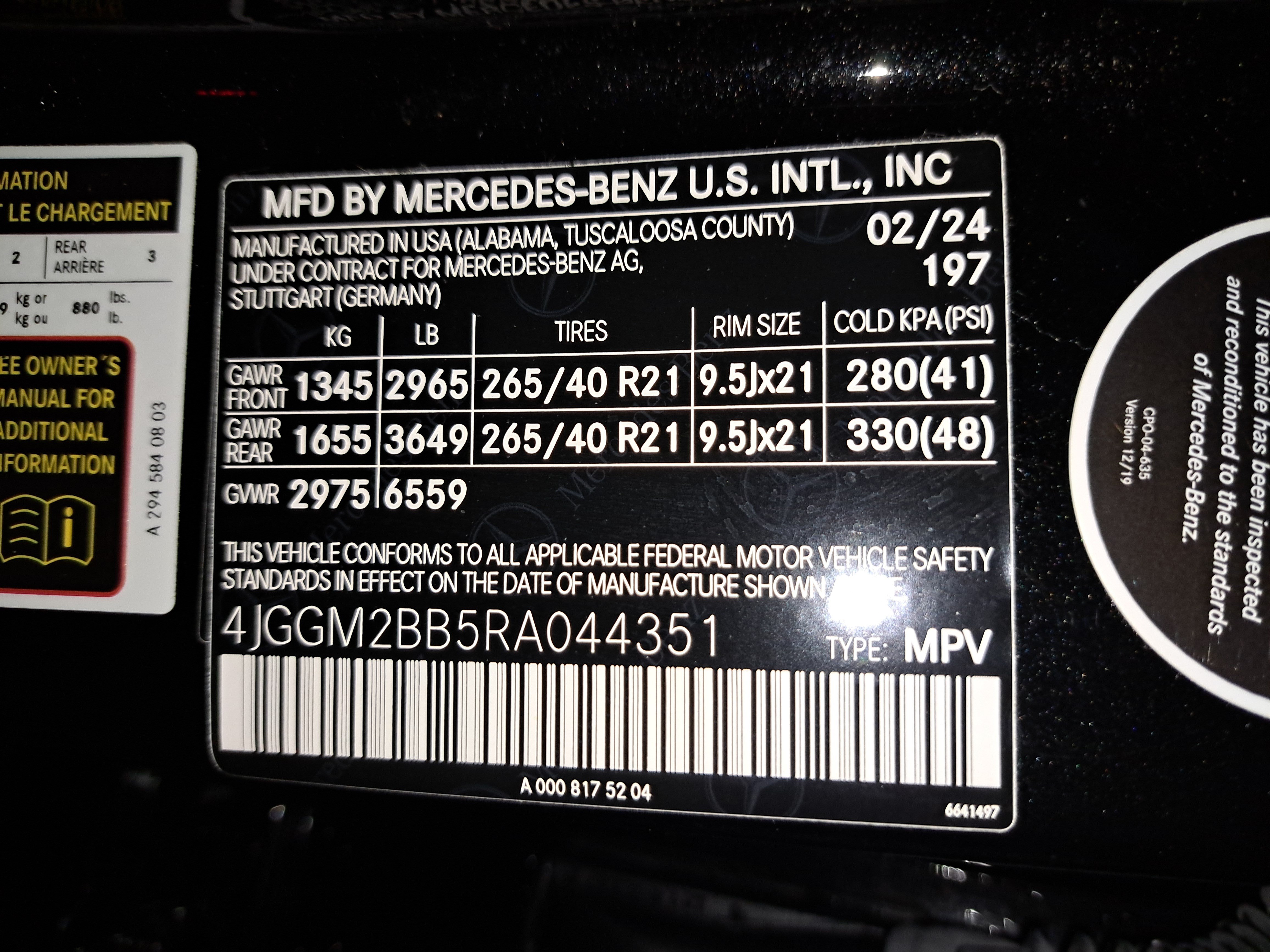 Used 2024 Mercedes-Benz EQE 350+ SUV image 36