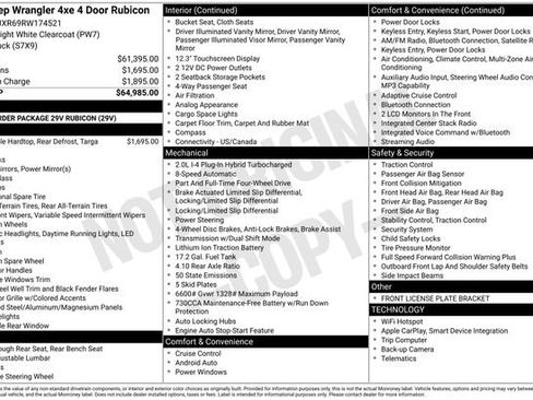 Used 2024 Jeep Wrangler Unlimited Rubicon 4xe AWD/4WD image 33
