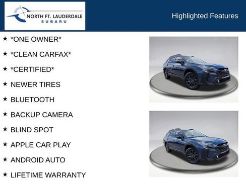 Certified 2023 Subaru Outback Onyx Edition AWD/4WD image 9