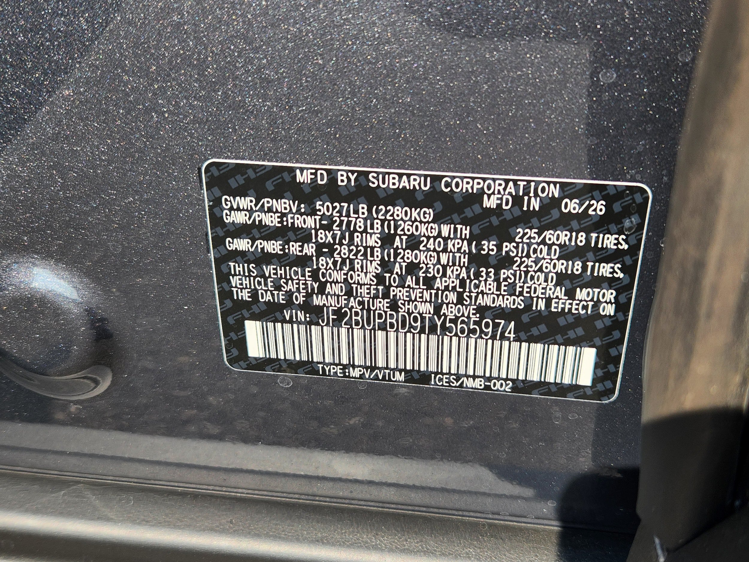 New 2026 Subaru Outback Premium AWD/4WD image 13