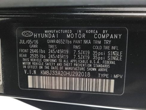 Used 2017 Hyundai Tucson Limited w/ Limited Ultimate Package 03 FWD image 33