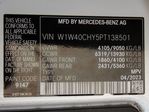 Used 2023 Mercedes-Benz Sprinter 2500 image 27