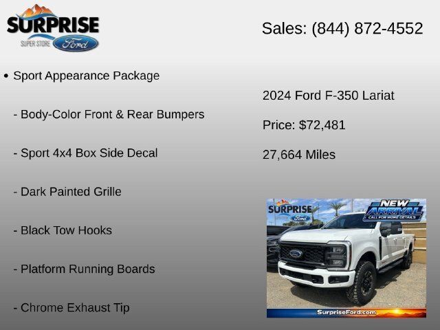Used 2024 Ford F350 Lariat w/ Lariat Ultimate Package AWD/4WD image 6