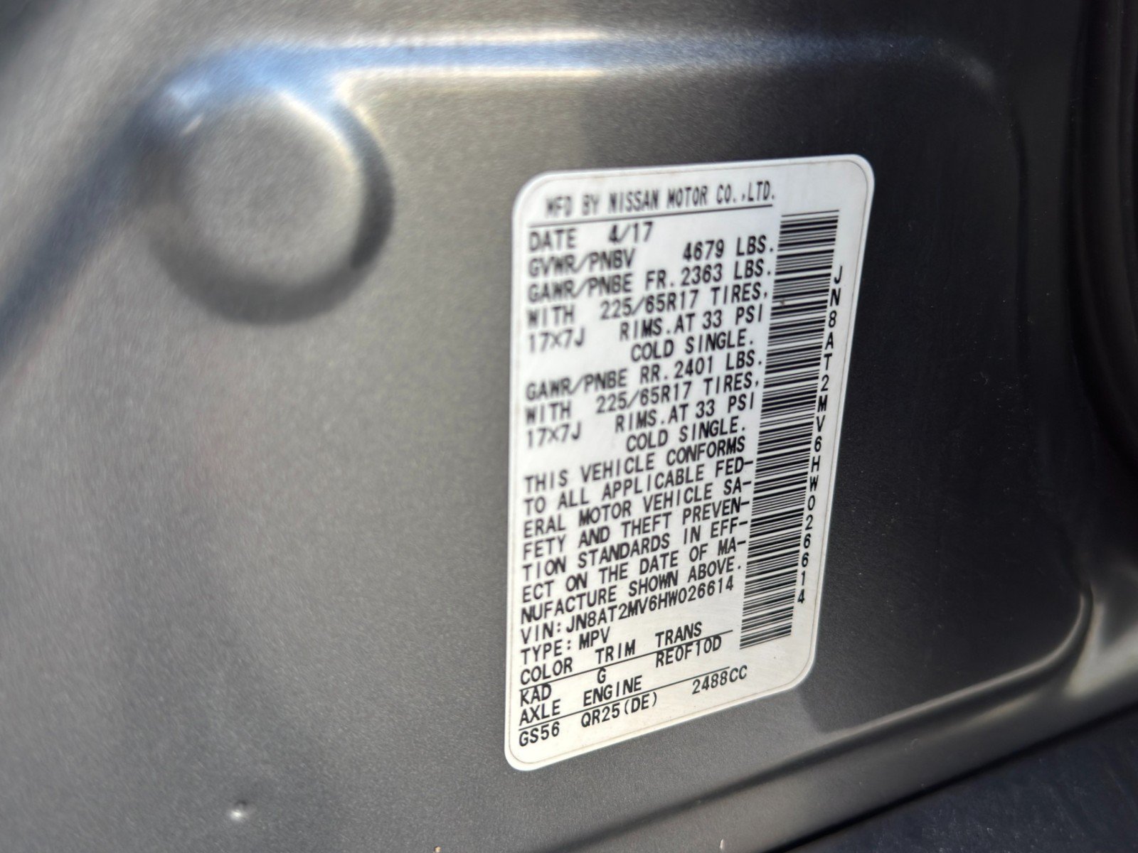 Used 2017 Nissan Rogue S AWD/4WD image 37