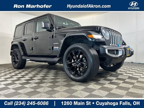 Used 2023 Jeep Wrangler Unlimited Sahara w/ Cold Weather Group AWD/4WD image 1