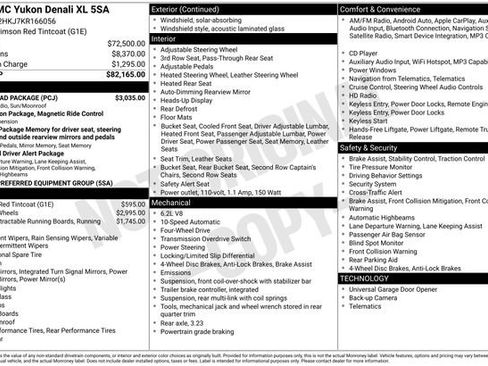 Used 2019 GMC Yukon XL Denali w/ Open Road Package image 1