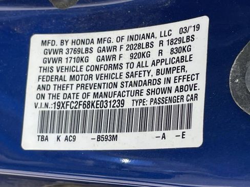 Used 2019 Honda Civic LX image 15