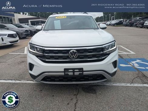 Used 2021 Volkswagen Atlas SE w/ Panoramic Sunroof Package AWD/4WD image 11