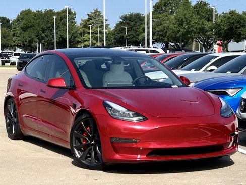 Used 2020 Tesla Model 3 Performance AWD/4WD image 2