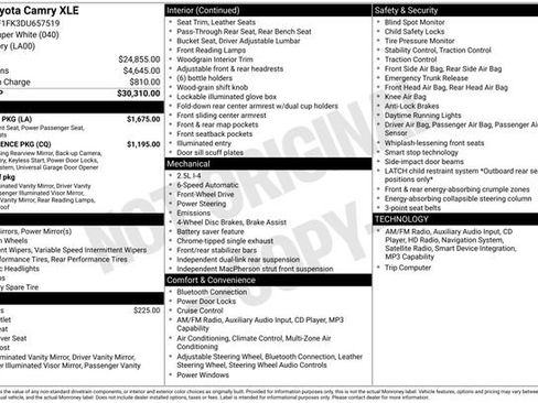 Used 2013 Toyota Camry XLE w/ Leather Pkg FWD image 4