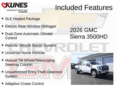 New 2026 GMC Sierra 3500 SLE w/ SLE Value Package