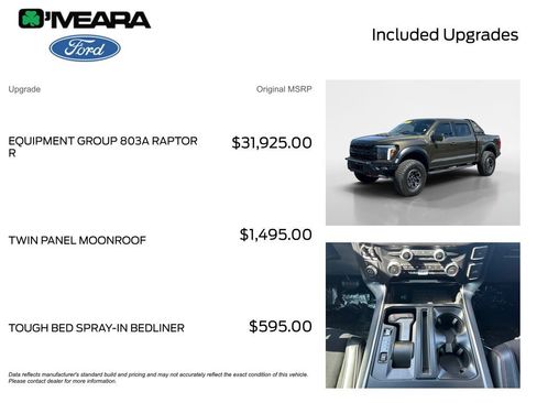 Used 2024 Ford F150 Raptor w/ Equipment Group 803A Raptor R AWD/4WD image 4