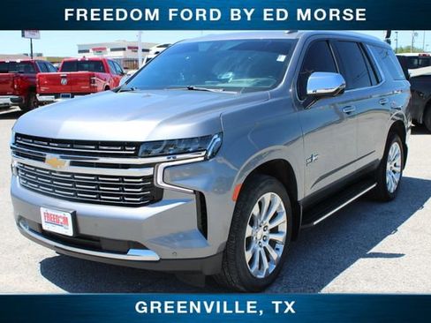 Used 2021 Chevrolet Tahoe Premier w/ Premium Package RWD image 1