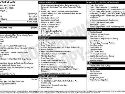 Used 2021 Kia Telluride EX w/ Towing Package image 1