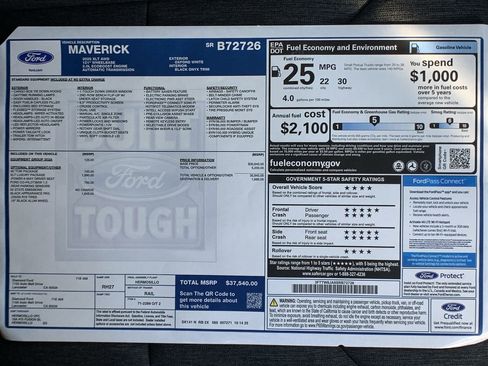 New 2025 Ford Maverick XLT w/ XLT Luxury Package image 18