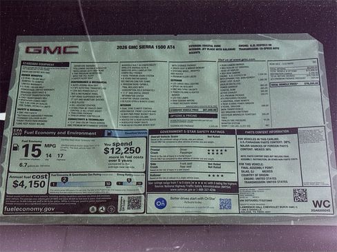 New 2026 GMC Sierra 1500 AT4 w/ AT4 Premium Package image 20