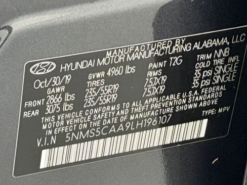 Used 2020 Hyundai Santa Fe Limited image 29