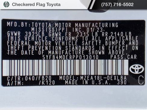 Used 2023 Toyota Corolla LE image 22