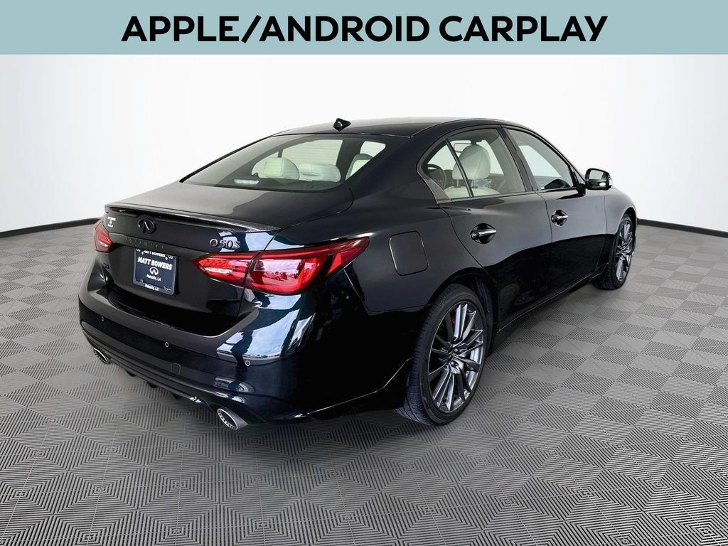 Certified 2023 INFINITI Q50 Red Sport 400 w/ Black Opal Edition AWD/4WD image 5