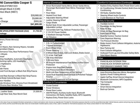 Used 2023 MINI Cooper S w/ Signature Upholstery Package FWD image 5