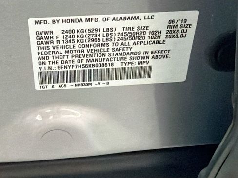 Used 2019 Honda Passport EX-L image 35