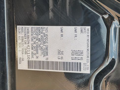Used 2023 Nissan Altima 2.5 S FWD image 12