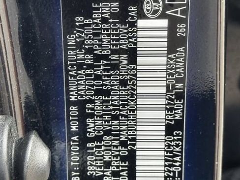 Used 2019 Toyota Corolla SE FWD image 9