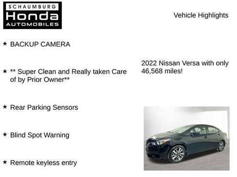 Used 2022 Nissan Versa SV image 7