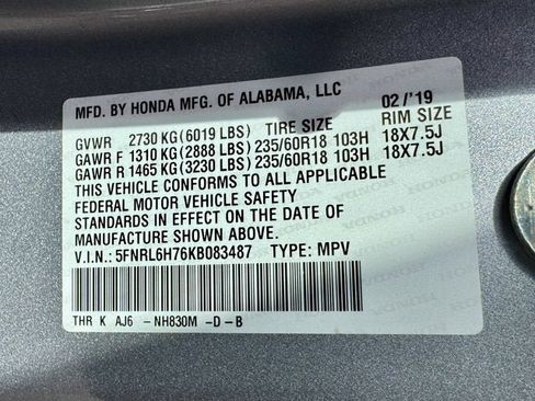 Used 2019 Honda Odyssey EX-L image 26