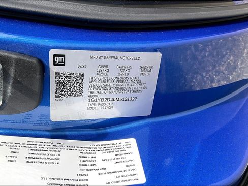 Used 2021 Chevrolet Corvette Stingray Preferred Cpe w/ Battery Protection Package RWD image 26