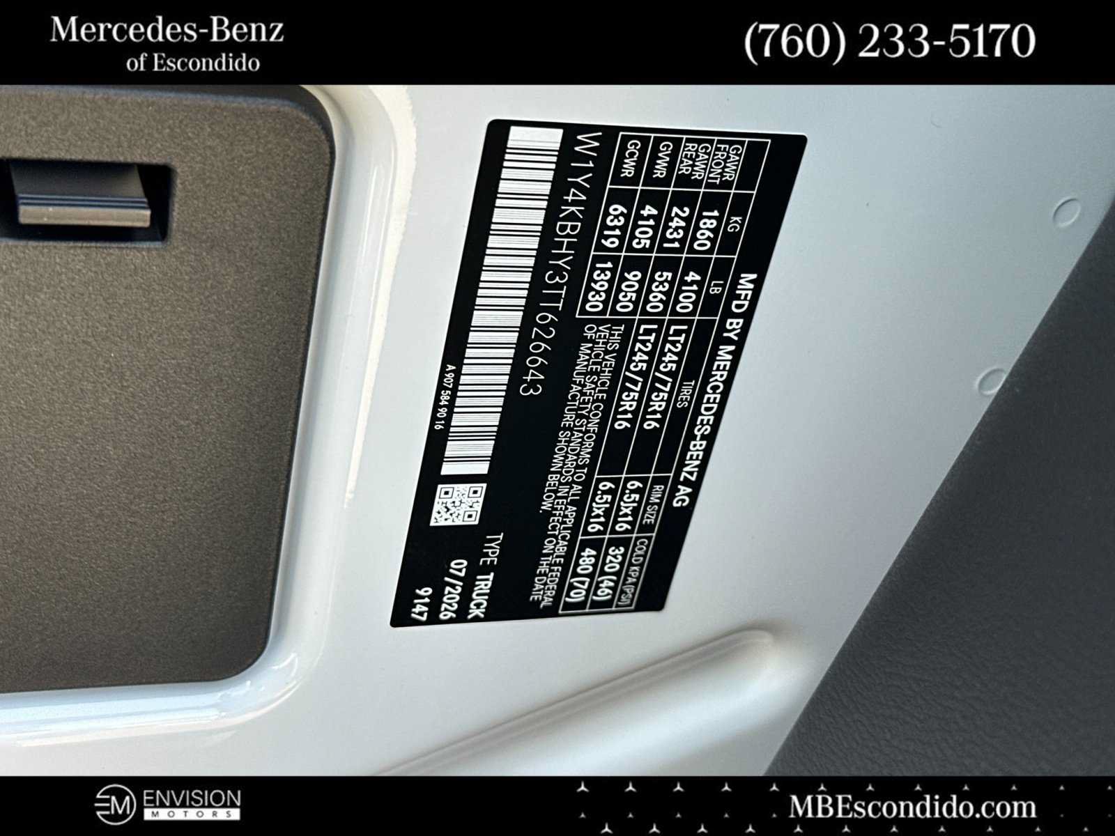 New 2026 Mercedes-Benz Sprinter 2500 image 33