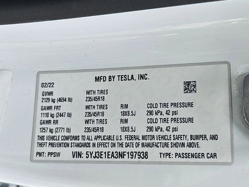Used 2022 Tesla Model 3 RWD image 30