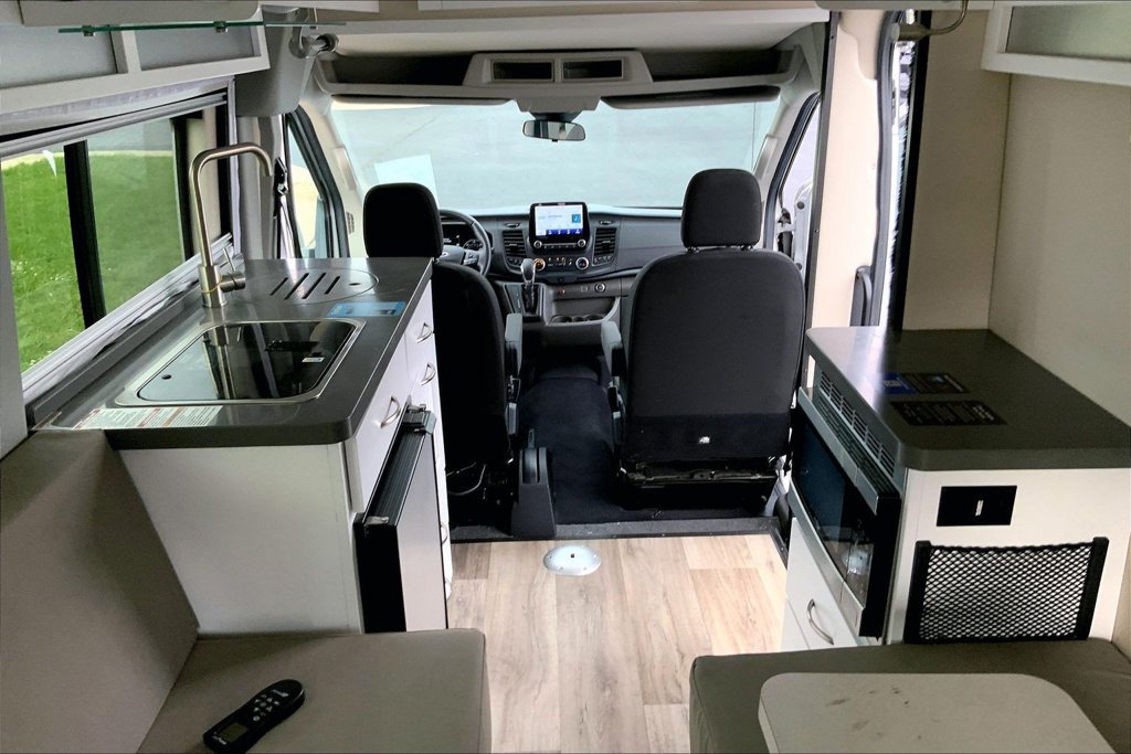 Used 2021 Ford Transit 350 148 High Roof Extended DRW w/ RV Prep Package AWD/4WD image 11