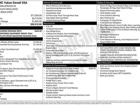 Used 2023 GMC Yukon Denali w/ Max Trailering Package AWD/4WD image 37