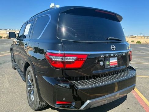 Certified 2021 Nissan Armada Platinum w/ Captain's Chairs Package RWD image 4