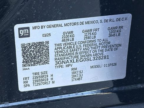 Certified 2025 Chevrolet Equinox RS w/ Convenience Package III image 26