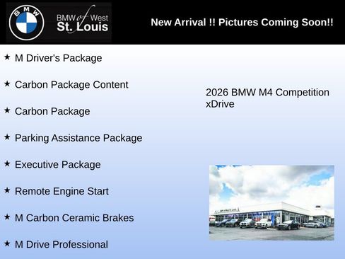 Used 2026 BMW M4 xDrive Competition AWD/4WD image 3