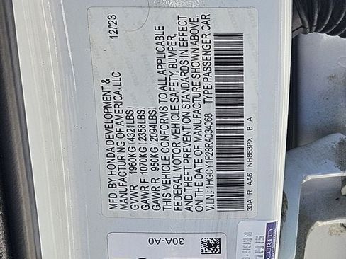 Certified 2024 Honda Accord LX image 40