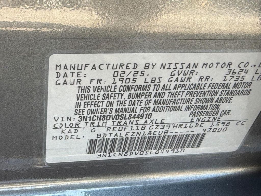 Used 2025 Nissan Versa S w/ Trunk Package FWD image 22