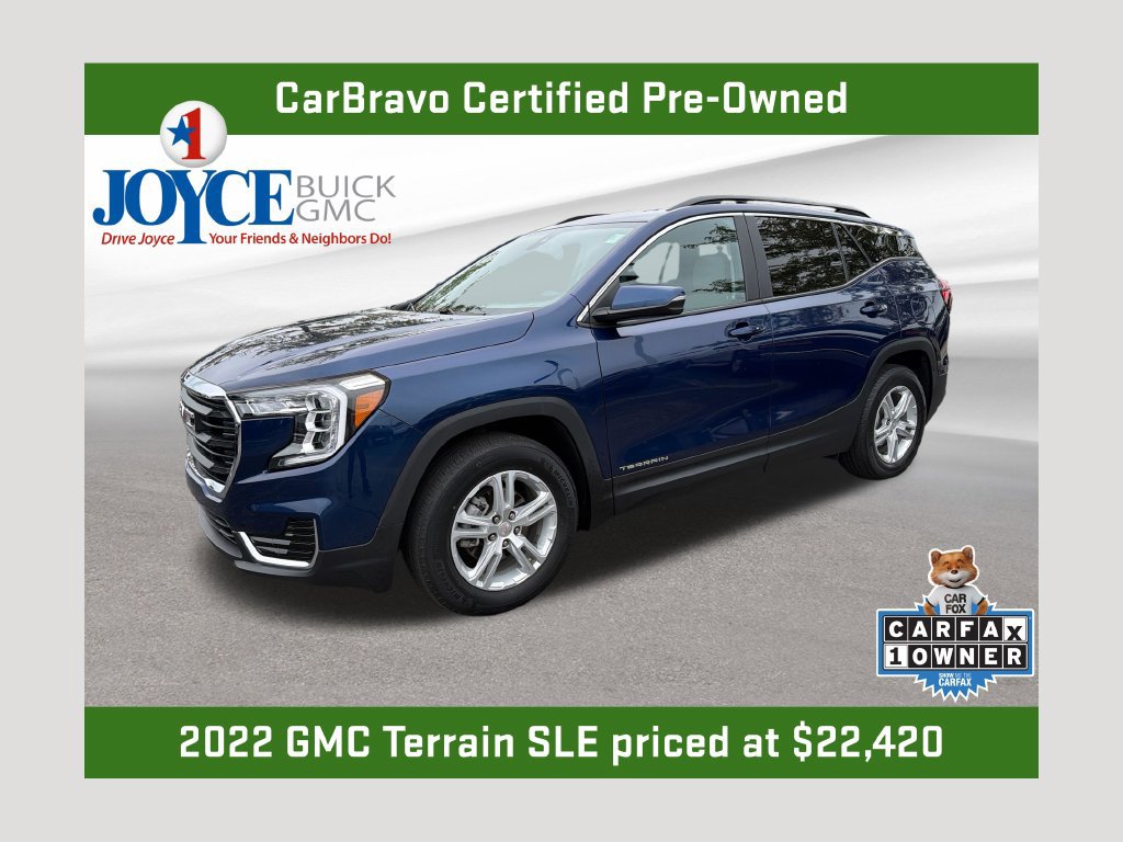 Certified 2022 GMC Terrain SLE w/ Driver Convenience Package FWD 360° Tour