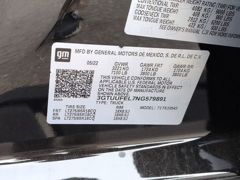 Used 2022 GMC Sierra 1500 AT4X image 30