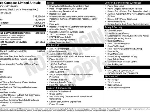 New 2026 Jeep Compass Limited w/ Sun, Sound & Navigation Group image 6