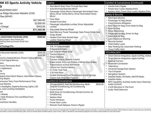 Used 2024 BMW X5 xDrive40i w/ Parking Assistance Package AWD/4WD image 27