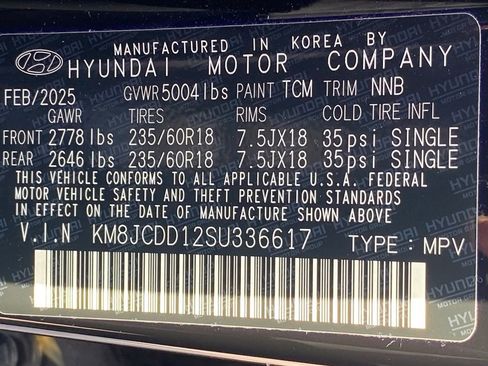 Certified 2025 Hyundai Tucson SEL AWD/4WD image 39