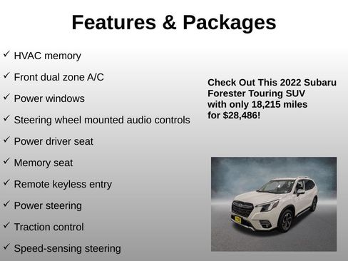 Used 2022 Subaru Forester Touring AWD/4WD image 13