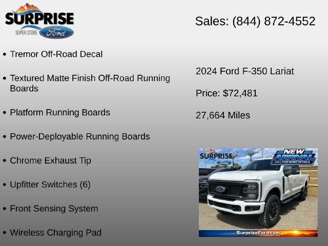 Used 2024 Ford F350 Lariat w/ Lariat Ultimate Package AWD/4WD image 19