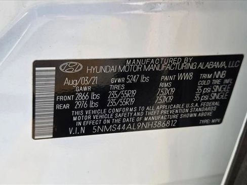 Used 2022 Hyundai Santa Fe Limited w/ Cargo Package image 23